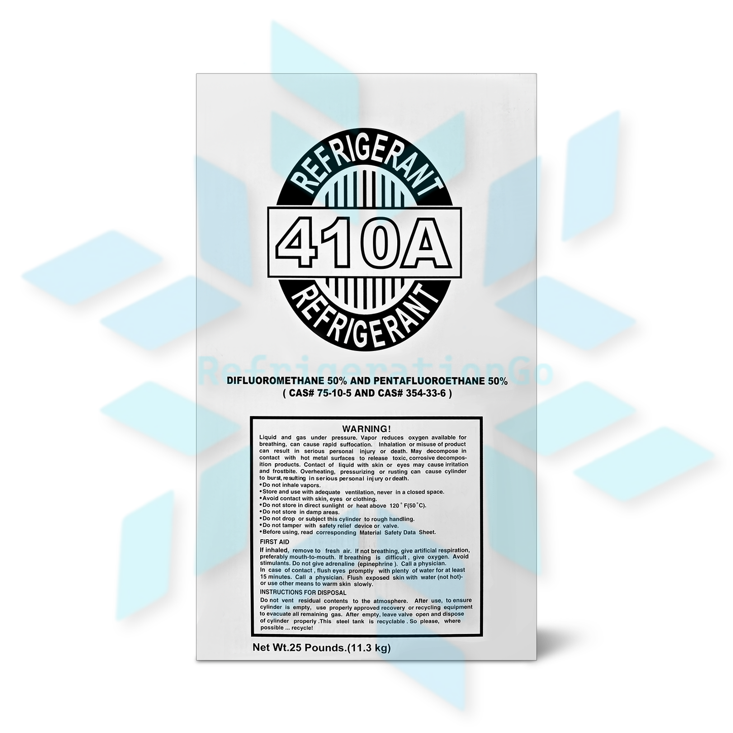 25LB R410A R-410A Freon Refrigerant Gas