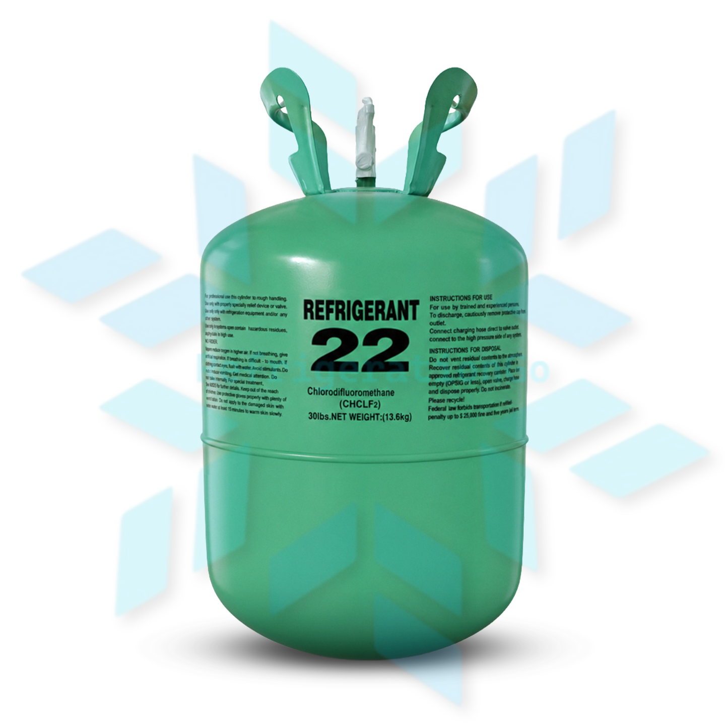 30LB R22 R-22 Freon Refrigerant Gas