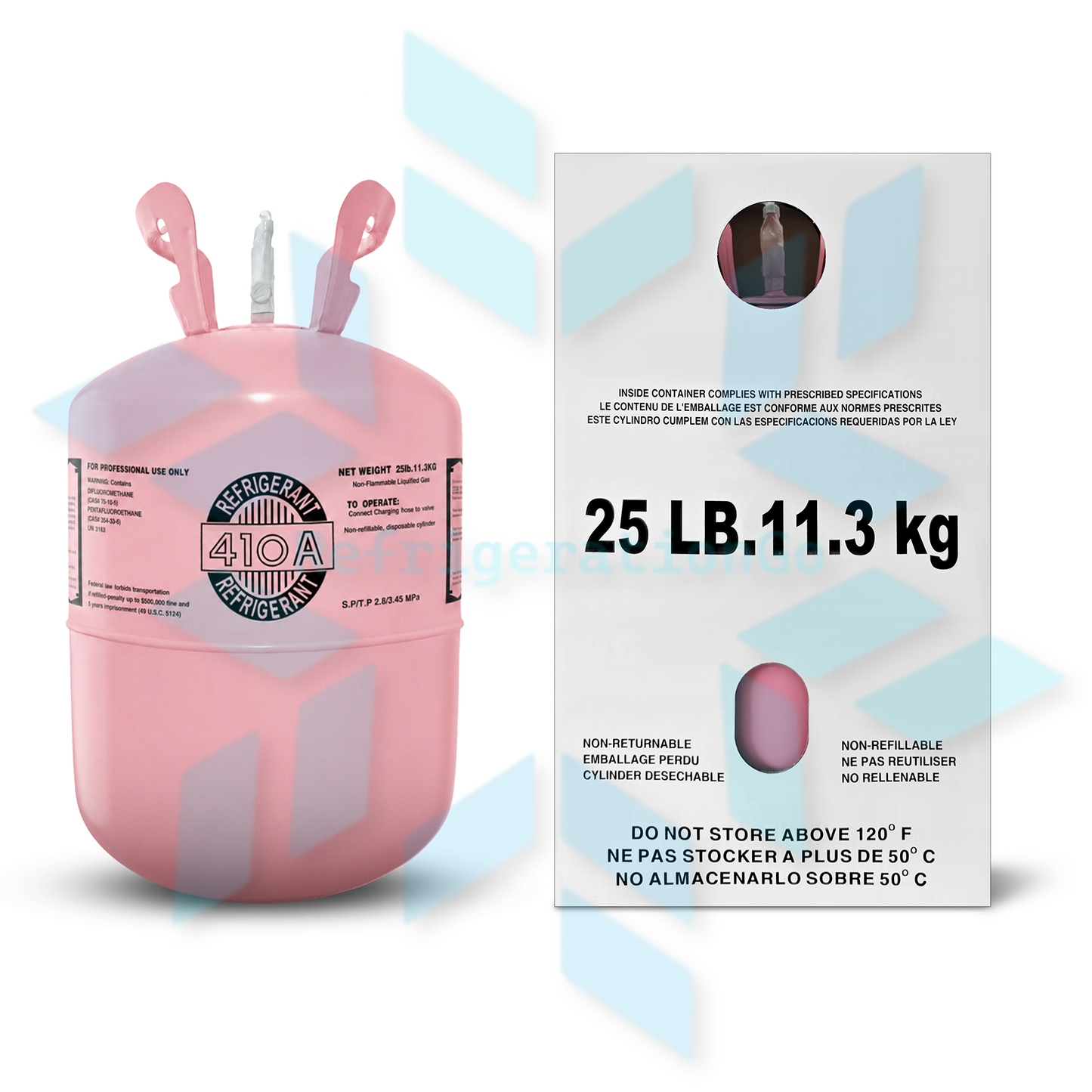 25LB R410A R-410A Freon Refrigerant Gas