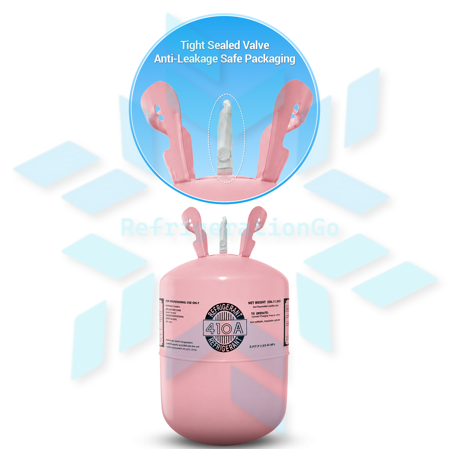 25LB R410A R-410A Freon Refrigerant Gas