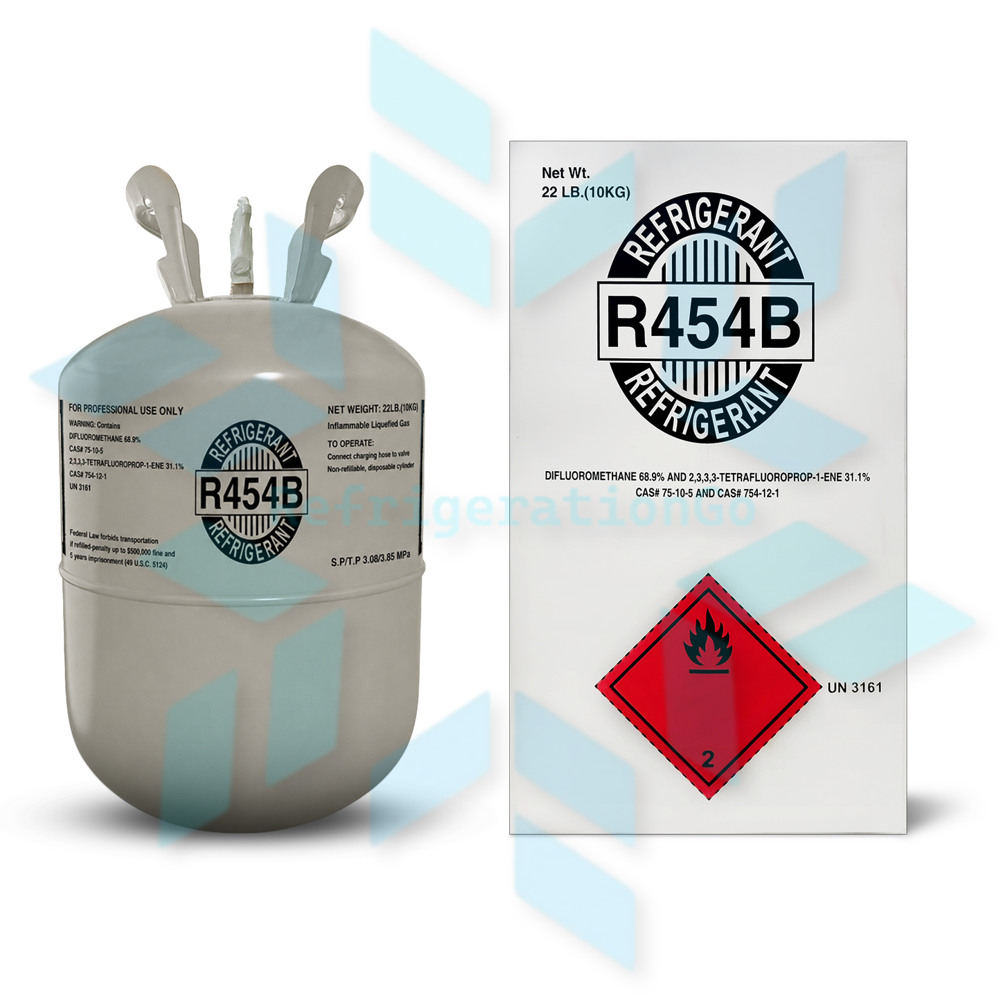 22LB R454B R-454B Freon Refrigerant Gas
